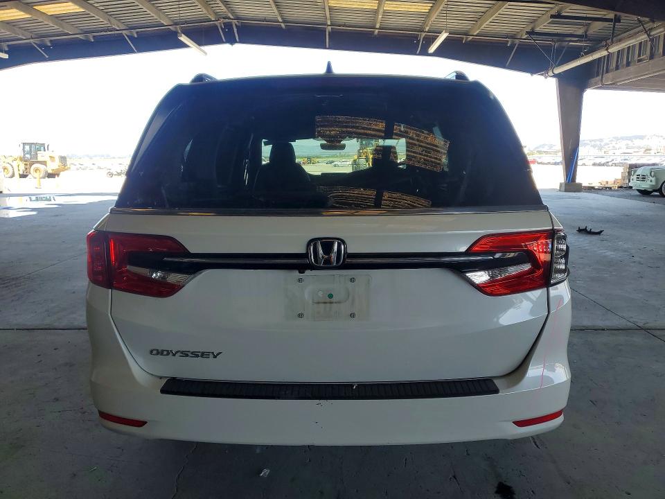 2021 Honda Odyssey VIN 5FNRL6H79MB016501 COPART salvage auction — REAR END, Ca - Salvage Certificate, sold $15,500 on 2026-07-02 (photo 6)