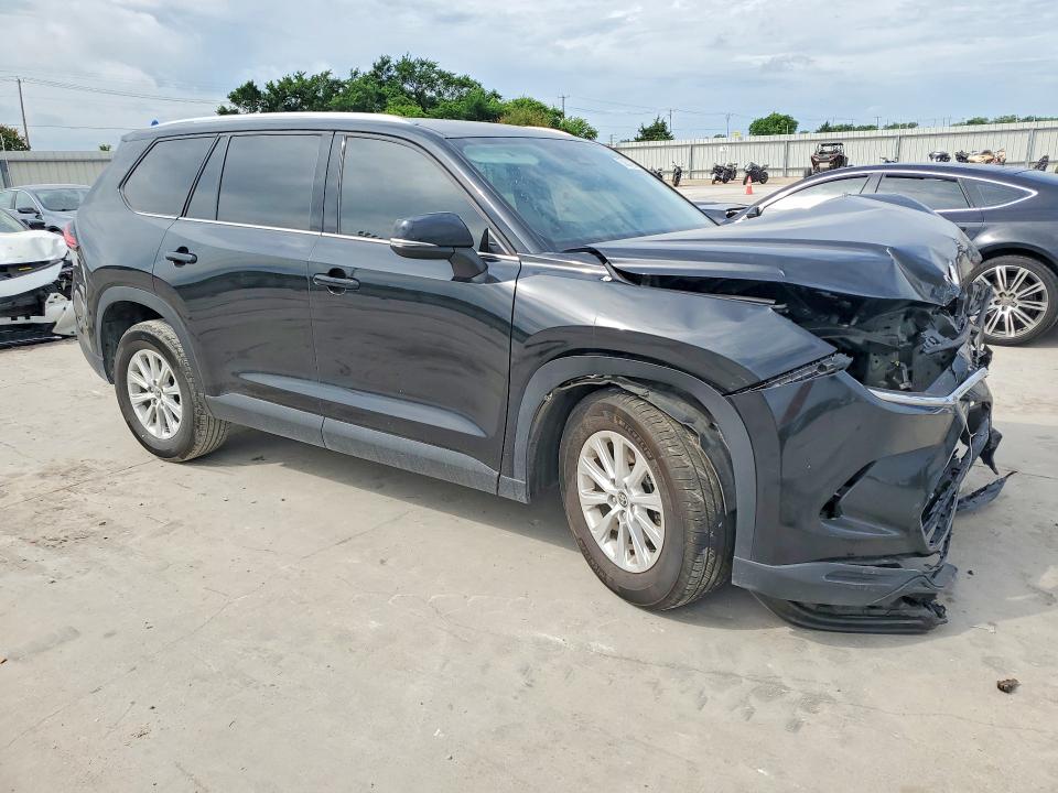 2024 Toyota Highlander VIN 5TDAAAA59RS017536 COPART salvage auction — FRONT END, Tx - Salvage Vehicle Title, sold $14,000 on 2026-07-23 (photo 4)