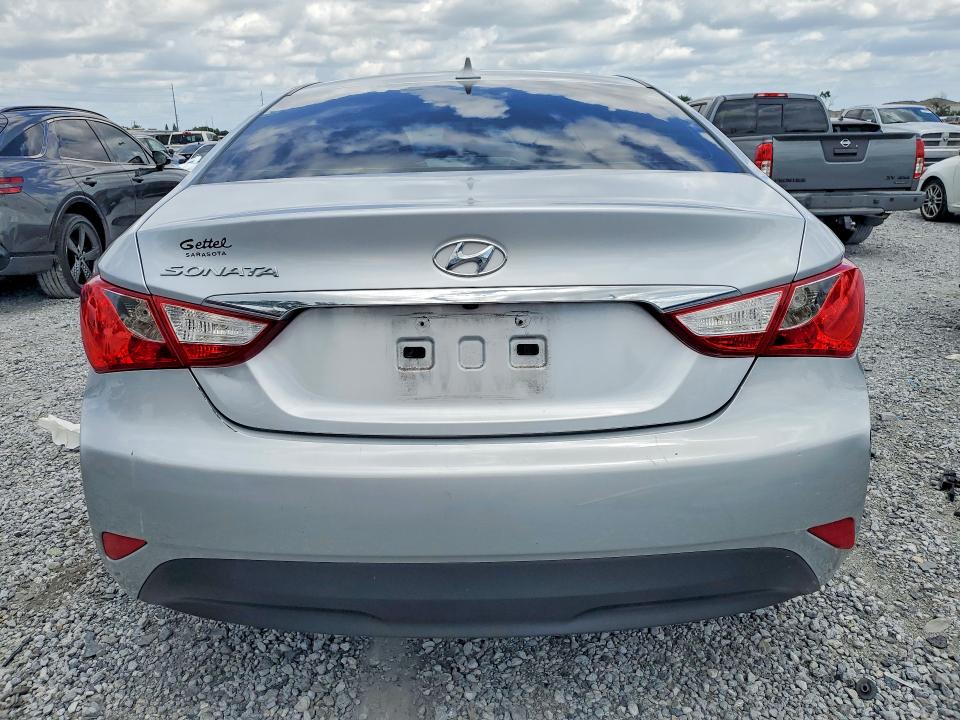 2014 Hyundai VIN 5NPEB4ACXEH919434 COPART salvage auction — FRONT END, Fl - Certificate Of Destruction, sold $900 on 2026-07-31 (photo 6)