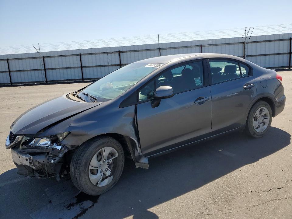 2013 Honda VIN 19XFB2F55DE090813 COPART salvage auction — FRONT END, Ca - Salvage Certificate, sold $1,200 on 2026-07-02 (photo 1)