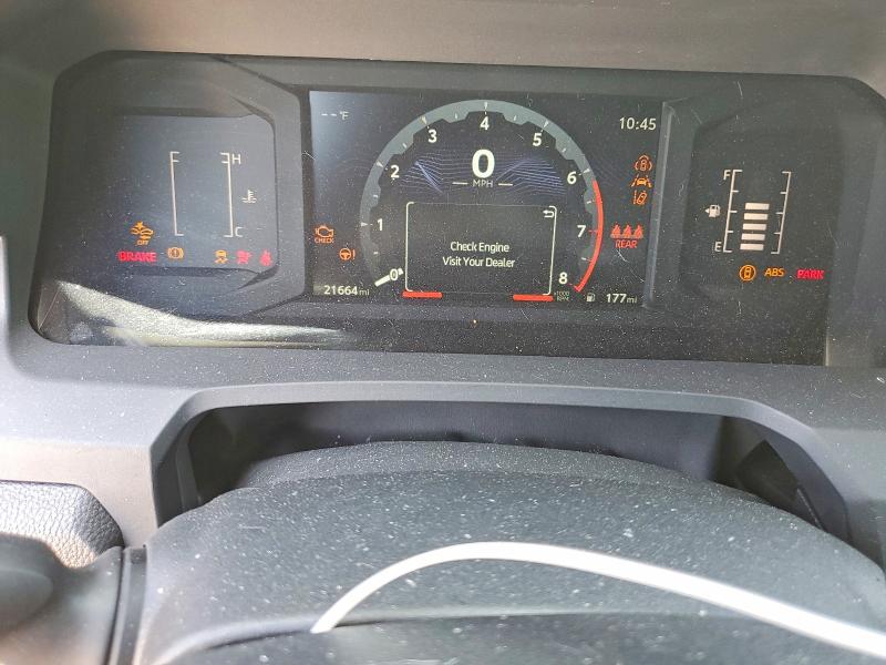 2025 Toyota Tacoma VIN 3TYKD5HN1ST021311 COPART salvage auction — FRONT END, TX - SALVAGE VEHICLE TITLE, sold $13,900 on 2026-07-31 (photo 9)