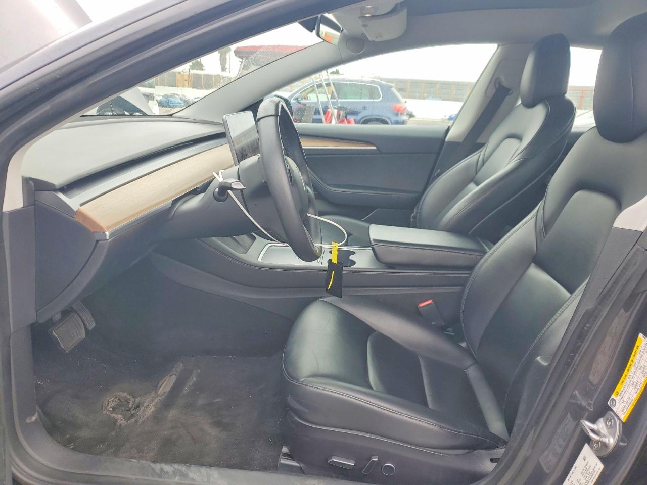 2021 Tesla Model 3 VIN 5YJ3E1EA5MF100589 COPART salvage auction — Rear End, CA - SALVAGE CERTIFICATE, sold $8,500 on 2026-07-10 (photo 7)