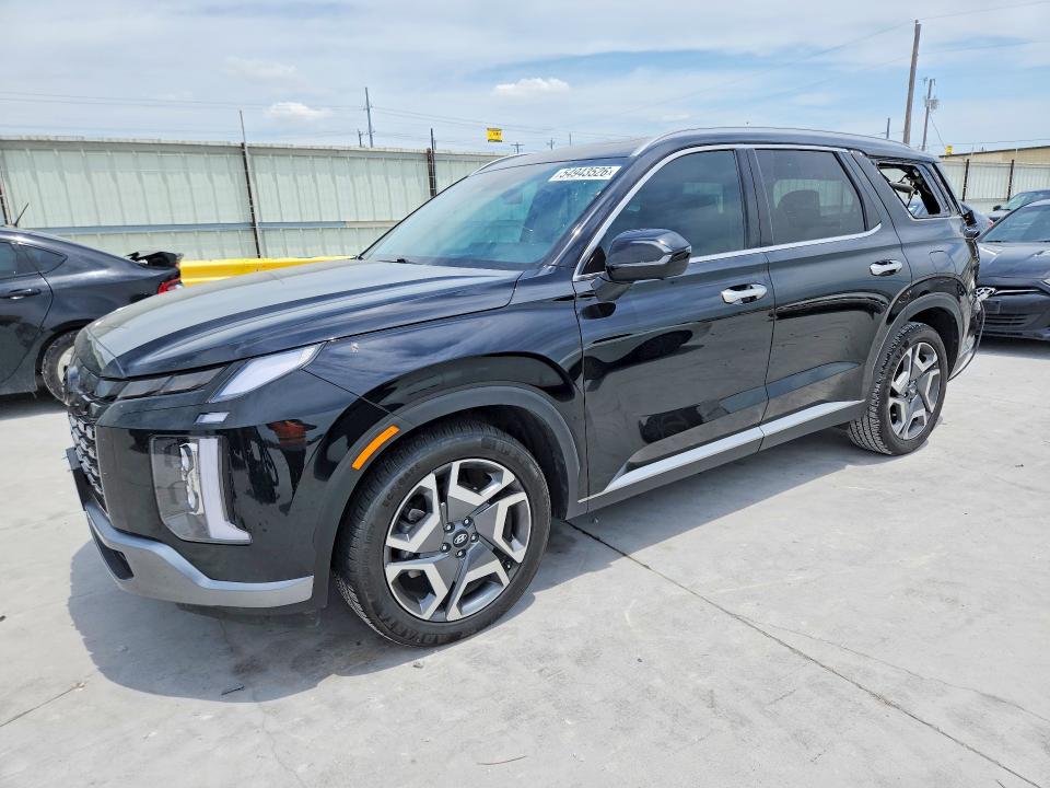2024 Hyundai Palisade VIN KM8R54GE3RU785021 COPART salvage auction — REAR END, Tx - Salvage Vehicle Title, sold $150 on 2026-07-28 (photo 1)