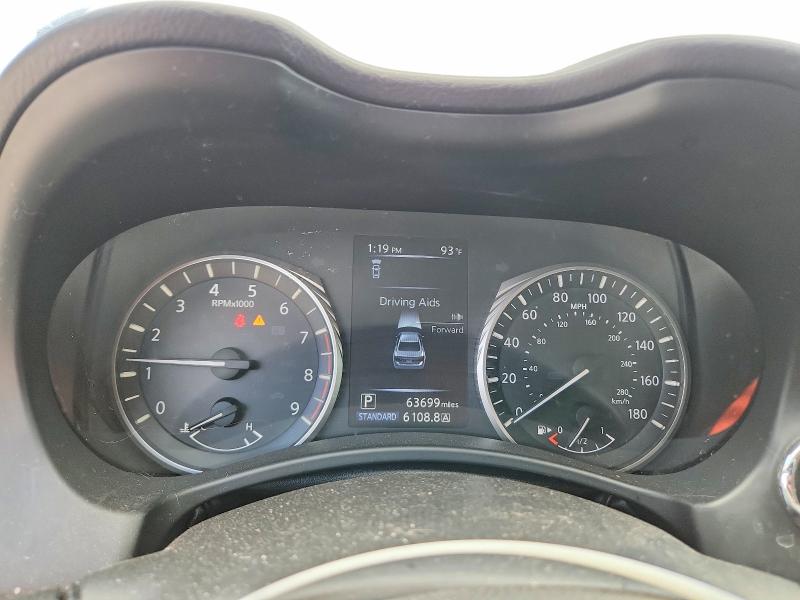 2020 Infiniti Q50 VIN JN1EV7AP2LM207145 COPART salvage auction — REAR END, Fl - Certificate Of Destruction, sold $1,600 on 2026-07-21 (photo 9)