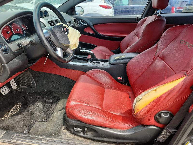 2004 Pontiac Gto VIN 6G2VX12G64L225231 COPART salvage auction — FRONT END, In - Cert Of Title-Salvage Title, sold $1,750 on 2026-07-17 (photo 7)