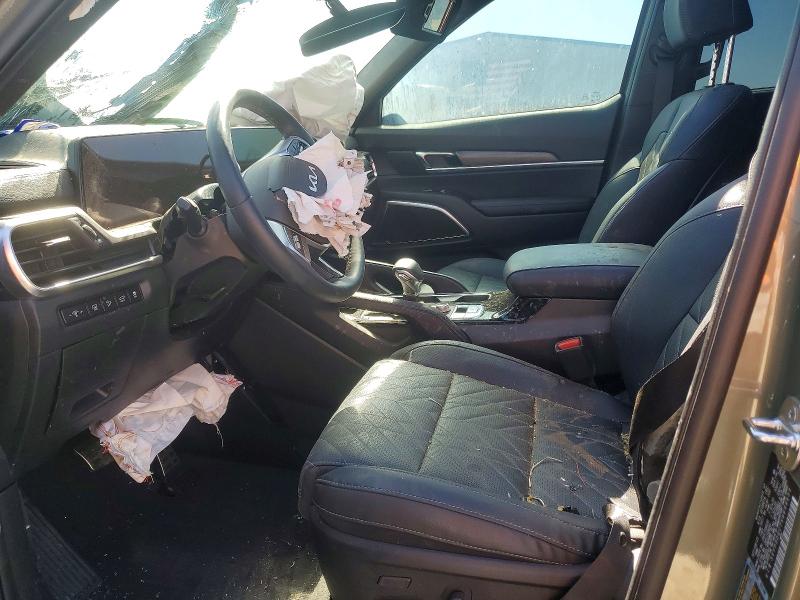 2025 Kia Telluride VIN 5XYP5DGC7SG699633 COPART salvage auction — FRONT END, Tx - Salvage Vehicle Title, sold $250 on 2026-07-28 (photo 7)