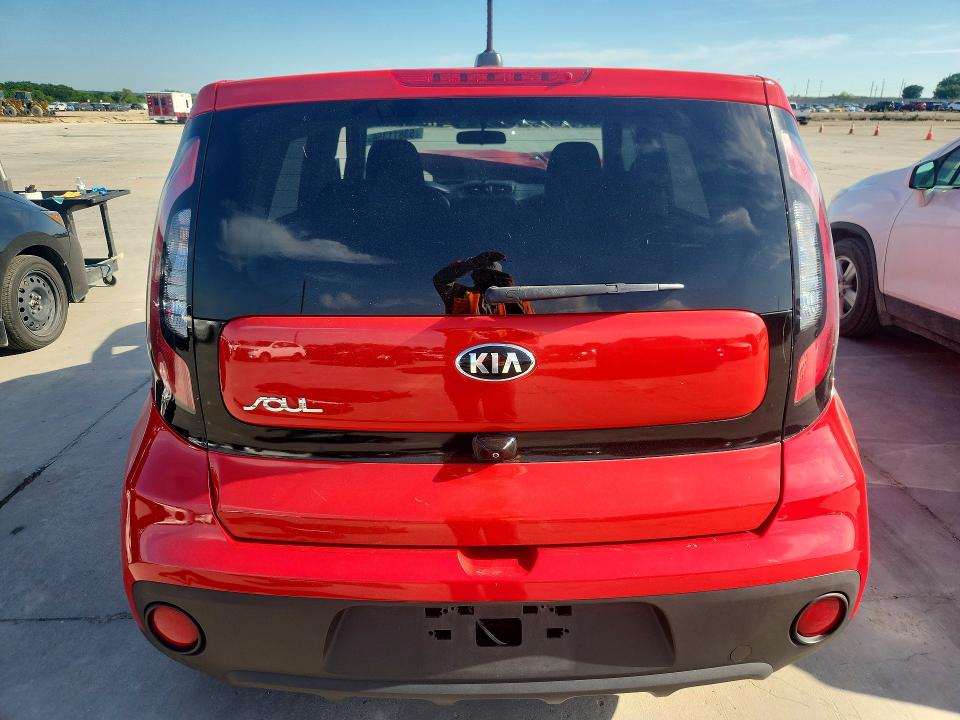 2019 Kia Soul VIN KNDJN2A2XK7016010 COPART salvage auction — FRONT END, Tx - Salvage Vehicle Title, sold $225 on 2026-07-23 (photo 6)