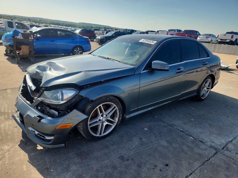 2012 Mercedes-benz C-klasse VIN WDDGF8BB4CA656975 COPART salvage auction — FRONT END, On - Permit No Brand - Fit, sold $225 on 2026-07-02 (photo 1)