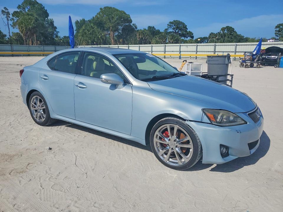 2013 Lexus Is VIN JTHBF5C26D5185339 COPART salvage auction — FRONT END, Fl - Certificate Of Title (P), sold $1,600 on 2026-07-06 (photo 4)