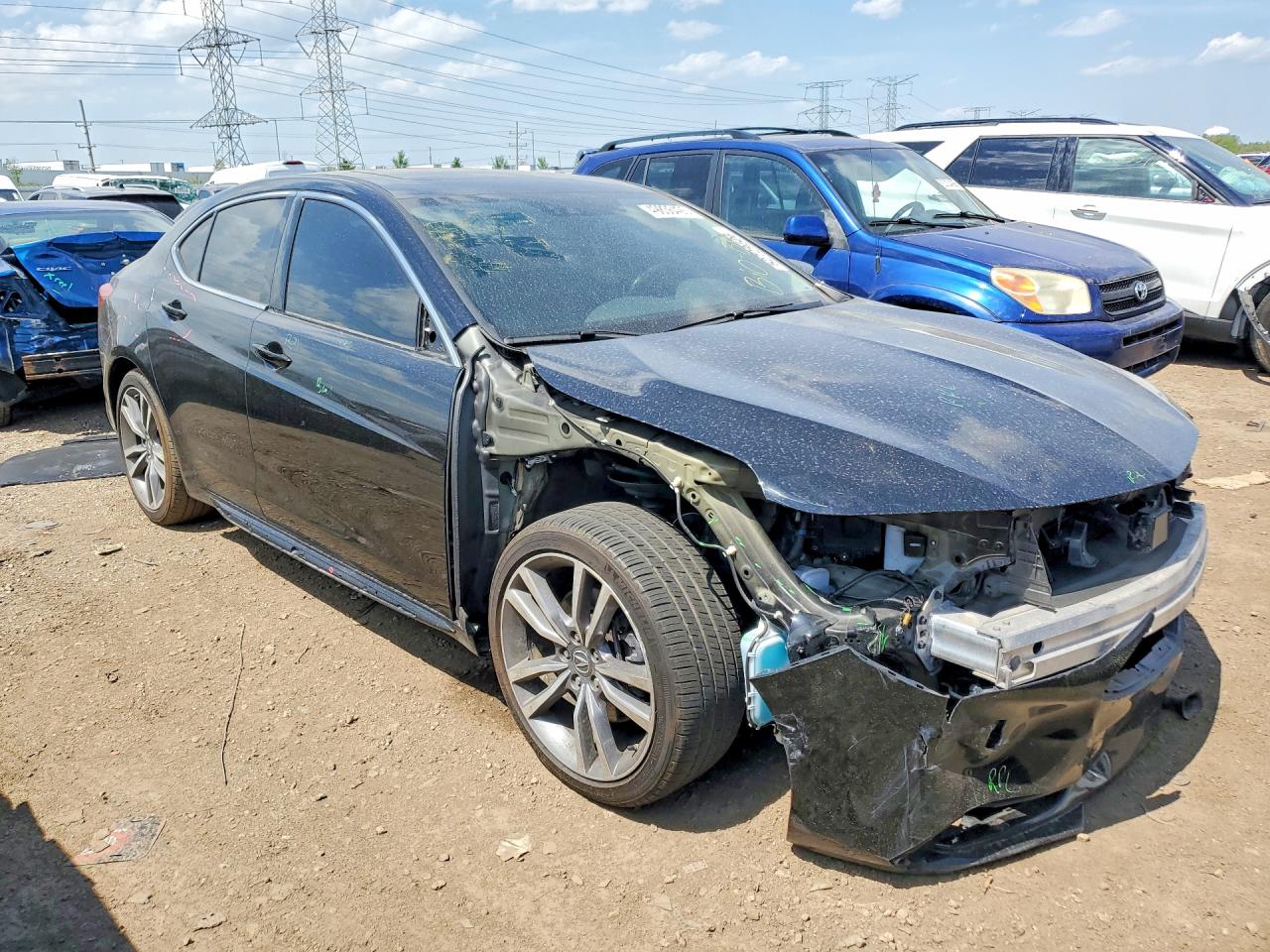 2019 Acura TLX VIN 19UUB3F40KA003342 COPART salvage auction — Front End, WV - SALVAGE CERTIFICATE, sold $6,800 on 2026-06-25 (photo 4)