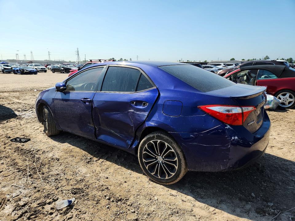 2016 Toyota Corolla VIN 5YFBURHE2GP436169 COPART salvage auction — REAR END, Tx - Salvage Vehicle Title, sold $1,900 on 2026-07-10 (photo 2)