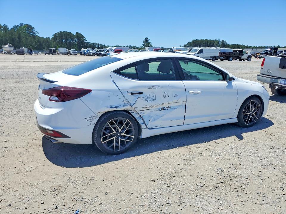 2020 Hyundai Elantra VIN KMHD04LB2LU056357 COPART salvage auction — SIDE, Nc - Salvage Certificate Of Title, sold $2,100 on 2026-07-27 (photo 3)