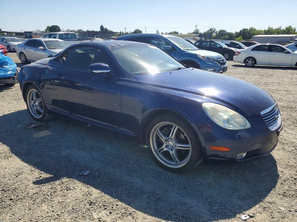 2002 Lexus Sc 430 VIN JTHFN48Y020017234 COPART salvage auction — ROOF, Ca - Salvage Certificate, sold $525 on 2026-07-02 (photo 4)