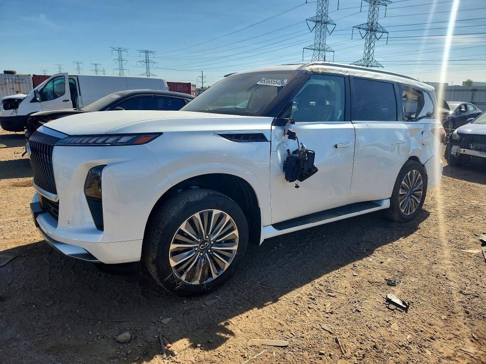 2026 Infiniti Qx80 VIN JN8AZ3BE9T9720521 COPART salvage auction — SIDE, Il - Salvage Certificate, sold $12,800 on 2026-07-21 (photo 1)