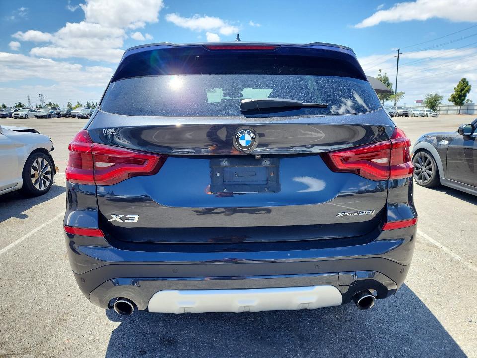 2020 BMW X3 VIN 5UXTY5C01L9D08925 COPART salvage auction — UNDERCARRIAGE, Ca - Salvage Certificate, sold $150 on 2026-07-21 (photo 6)