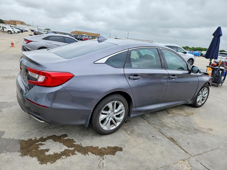 2018 Honda Accord VIN 1HGCV1F14JA258345 COPART salvage auction — SIDE, Tx - Nonrepairable Title, sold $1,550 on 2026-07-09 (photo 3)