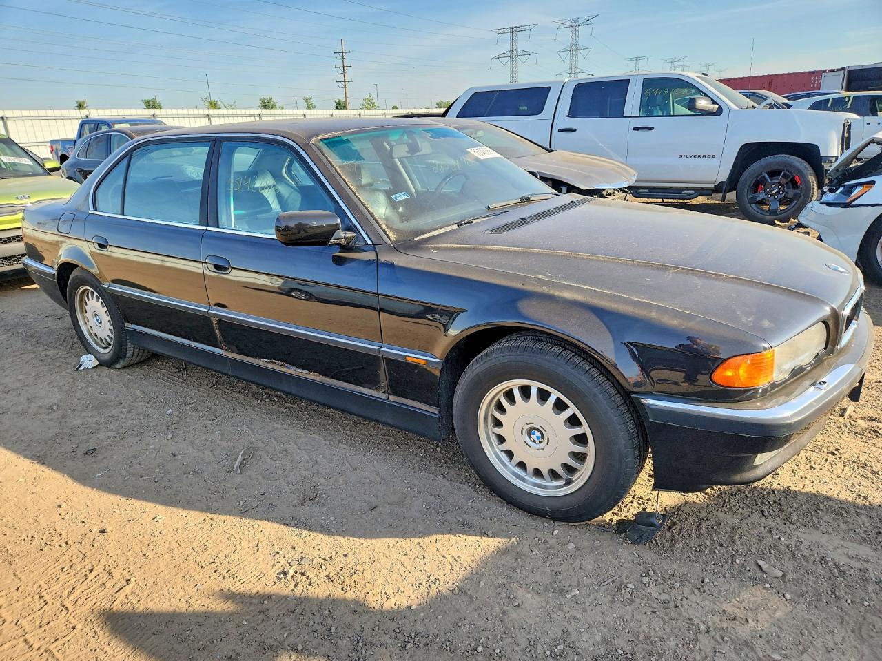 2000 BMW 7 Series VIN WBAGH8342YDP11785 COPART salvage auction — Minor Dent/Scratches, IL - CERTIFICATE OF TITLE, sold $1,150 on 2026-07-02 (photo 4)