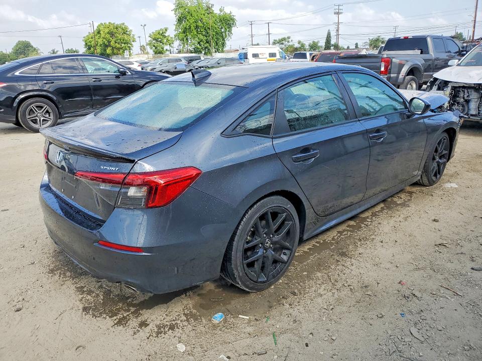 2024 Honda Civic VIN 2HGFE2F51RH519367 COPART salvage auction — FRONT END, Ca - Salvage Certificate, sold $7,000 on 2026-07-02 (photo 3)