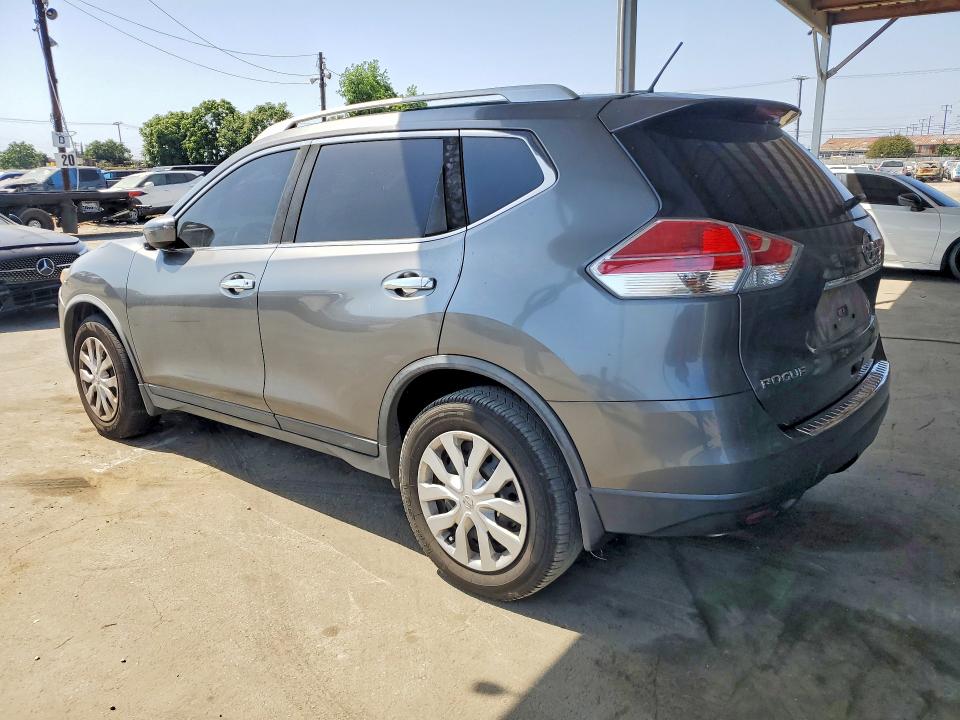 2016 Nissan Rogue VIN JN8AT2MT3GW002526 COPART salvage auction — FRONT END, Ca - Salvage Certificate, sold $1,350 on 2026-07-16 (photo 2)