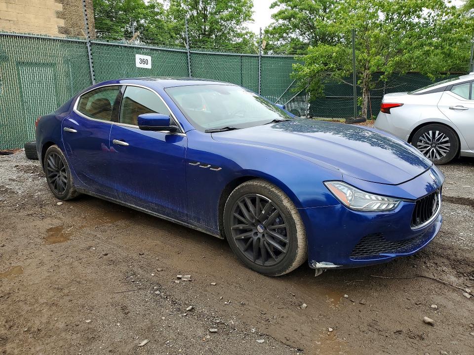 2016 Maserati VIN ZAM57RTA3G1167401 COPART salvage auction — FRONT END, Salvage Title, sold $3,250 on 2026-07-21 (photo 4)
