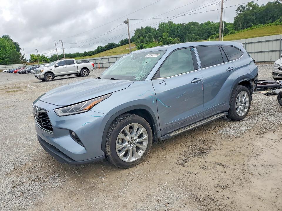 2021 Toyota VIN 5TDYZRAH5MS084854 COPART salvage auction — HAIL, MS - CERT OF TITLE - HAIL SALVAGE, sold $11,100 on 2026-07-29 (photo 1)