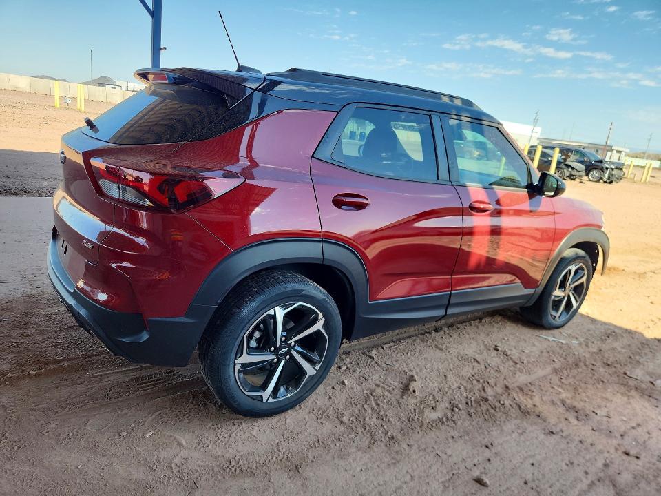 2022 Chevrolet Trailblazer VIN KL79MTSL3NB095022 COPART salvage auction — FRONT END, Az - Cert Of Title - Salvage, sold $4,250 on 2026-07-21 (photo 3)