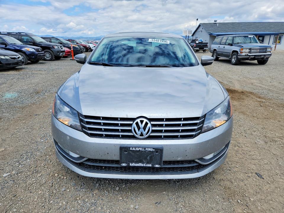2013 Volkswagen Passat VIN 1VWCN7A31DC139510 COPART salvage auction — REAR END, Mt - Salvage Certificate Of A Vehic, sold $2,850 on 2026-07-28 (photo 5)