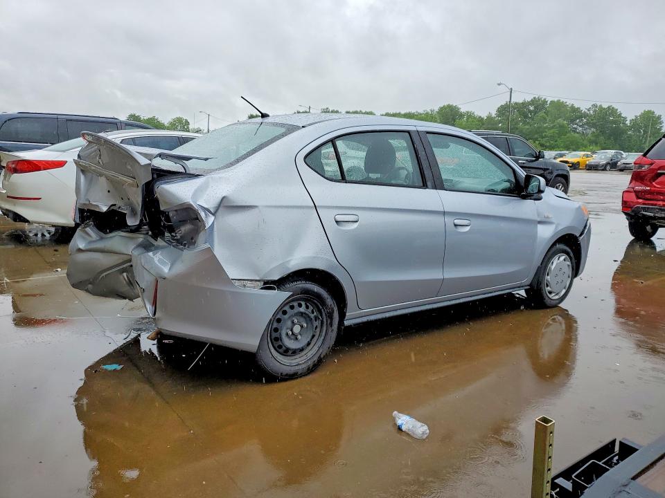 2022 Mitsubishi Mirage VIN ML32FUFJ0NHF04108 COPART salvage auction — REAR END, Ky - Cert Of Title-Salvage, sold $1,550 on 2026-07-27 (photo 3)