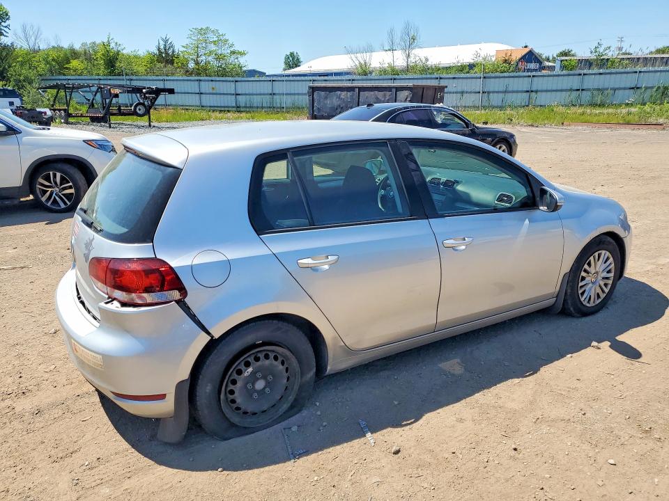 2014 Volkswagen Golf VIN WVWDB7AJ5EW011818 COPART salvage auction — REAR END, Oh - Cert Of Title-Salvage, sold $650 on 2026-07-09 (photo 3)
