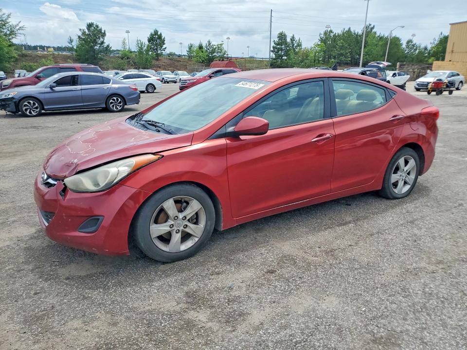 2011 Hyundai Elantra VIN KMHDH4AE9BU162597 COPART salvage auction — FRONT END, Sc - Cert Of Title-Salvage, sold $700 on 2026-07-17 (photo 1)