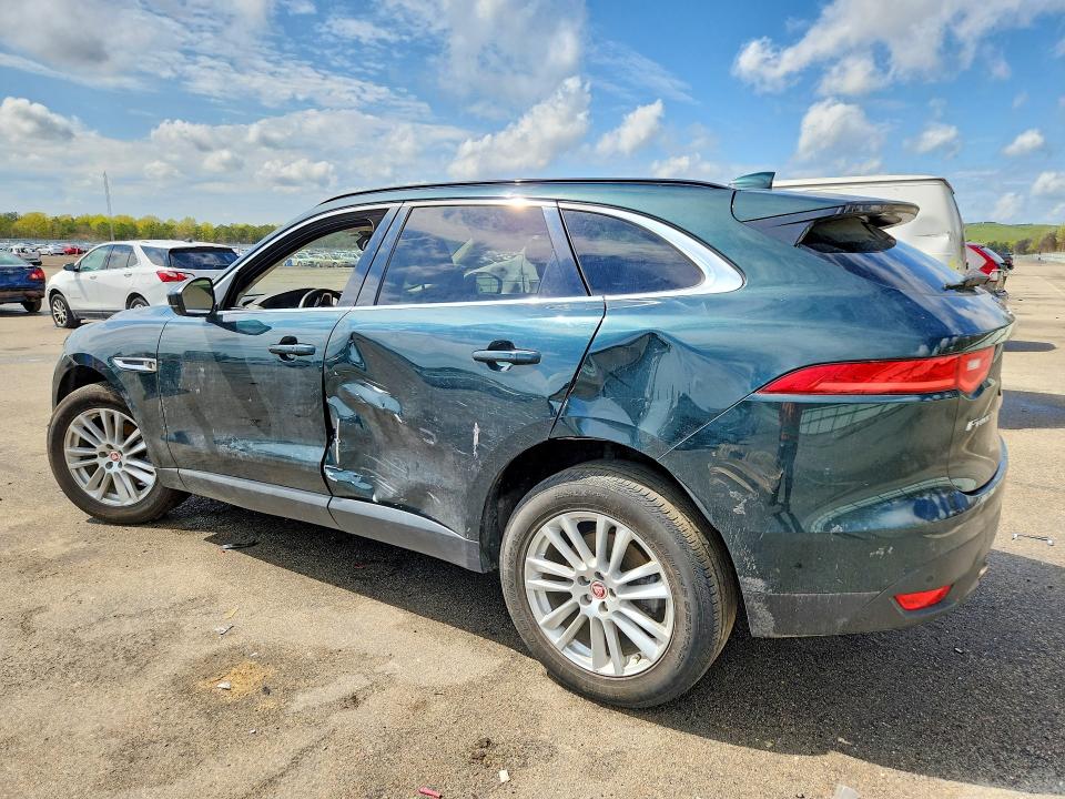 2018 Jaguar F-pace VIN SADCK2FX8JA289264 COPART salvage auction — SIDE, NC - CERTIFICATE OF TITLE, sold $3,550 on 2026-07-13 (photo 2)