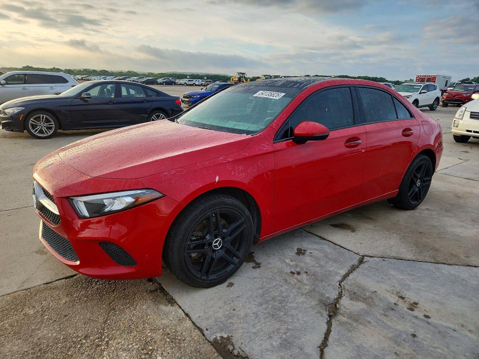 2019 Mercedes-benz A-klasse VIN WDD3G4EB3KW025104 — COPART salvage auction photo