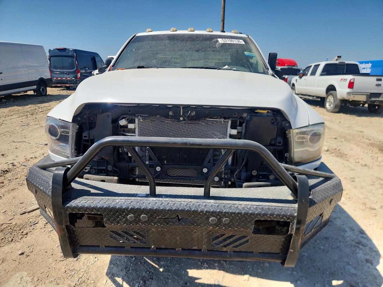 2014 Ram 3500 VIN 3C63RRGJ6EG255820 COPART salvage auction — Front End, TX - CERTIFICATE OF TITLE (P), sold $3,800 on 2026-07-03 (photo 5)