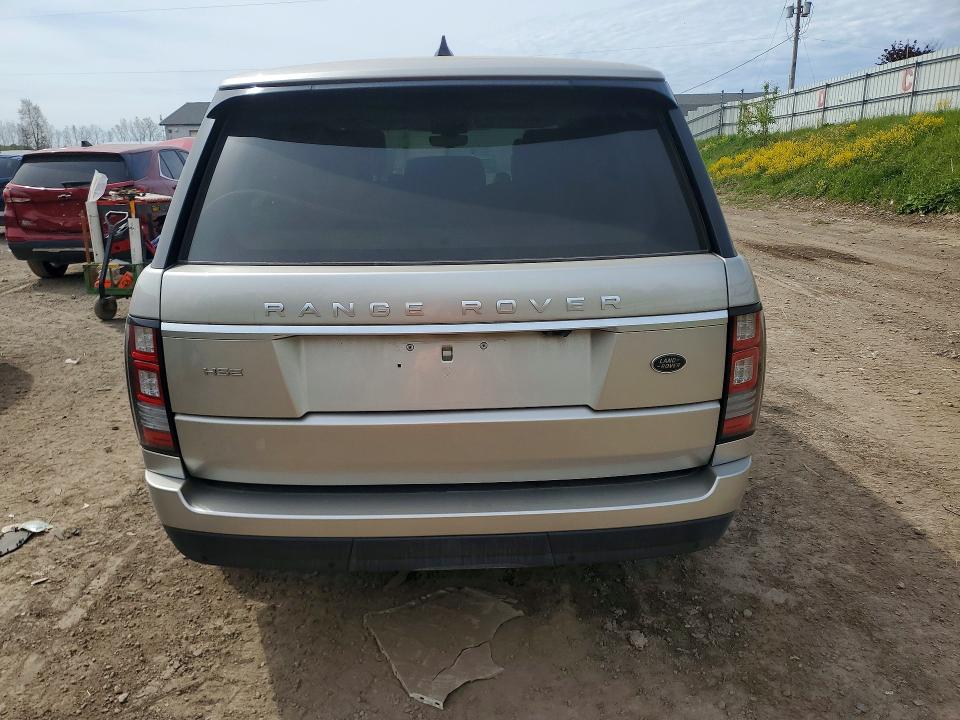 2017 Land rover RANGE ROVER VIN SALGS2FV2HA357461 COPART salvage auction — WATER/FLOOD, Mi - Cert Of Title-Flood Vehicle, sold $8,400 on 2026-07-22 (photo 6)