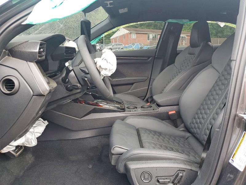 2025 Audi Rs3 VIN WUAGWDGY9SA912741 COPART salvage auction — FRONT END, Md - Cert Of Salvage > 75% Damage, sold $350 on 2026-07-30 (photo 7)