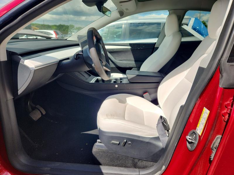 2024 Tesla Model y VIN 7SAYGDEDXRF046387 COPART salvage auction — FRONT END, Nj - Cert Of Title-Salvage, sold $8,400 on 2026-07-13 (photo 7)