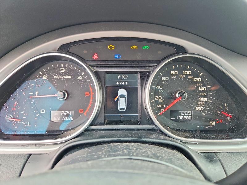 2013 Audi Q7 VIN WA1VMAFE3DD013112 COPART salvage auction — MINOR DENT/SCRATCHES, Va - Dealer Only Clean Title (P), sold $3,950 on 2026-07-29 (photo 9)