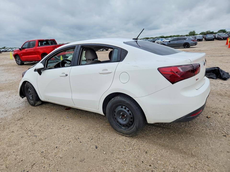 2015 Kia Rio VIN KNADM4A38F6457504 COPART salvage auction — FRONT END, Ca - Salvage Certificate, sold $150 on 2026-07-09 (photo 2)