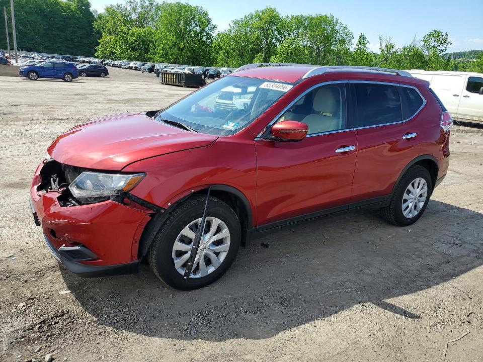 2016 Nissan Rogue sport VIN KNMAT2MV7GP711855 COPART salvage auction — FRONT END, NY - MV-907A SALVAGE CERTIFICATE, sold $1,250 on 2026-07-08 (photo 1)