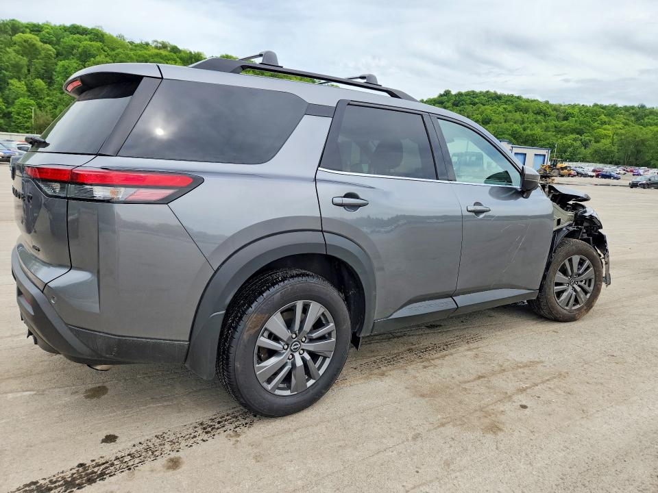 2025 Nissan Pathfinder VIN 5N1DR3BD0SC310770 COPART salvage auction — FRONT END, Oh - Cert Of Title-Salvage, sold $11,000 on 2026-07-02 (photo 3)