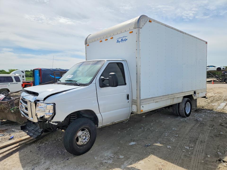 2012 Ford VIN 1FDXE4FS3CDB15734 COPART salvage auction — FRONT END, TX - SALVAGE VEHICLE TITLE (P), sold $2,750 on 2026-08-03 (photo 1)