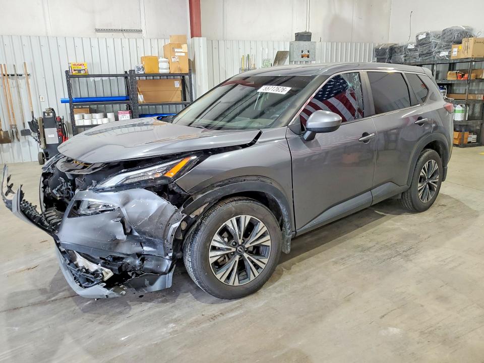 2023 Nissan Rogue VIN JN8BT3BA6PW419716 COPART salvage auction — FRONT END, TX - SALVAGE VEHICLE TITLE, sold $35 on 2026-07-27 (photo 1)