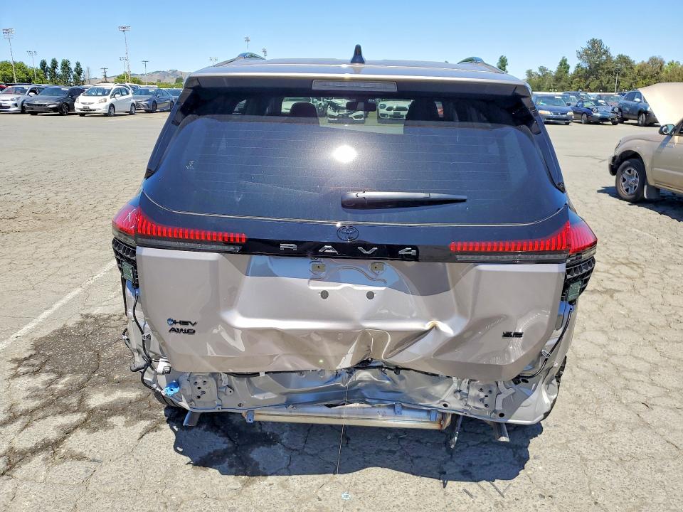 2026 Toyota Rav4 VIN JTM6CRAV4TJ004647 COPART salvage auction — REAR END, CA - SALVAGE CERTIFICATE, sold $22,200 on 2026-07-17 (photo 6)