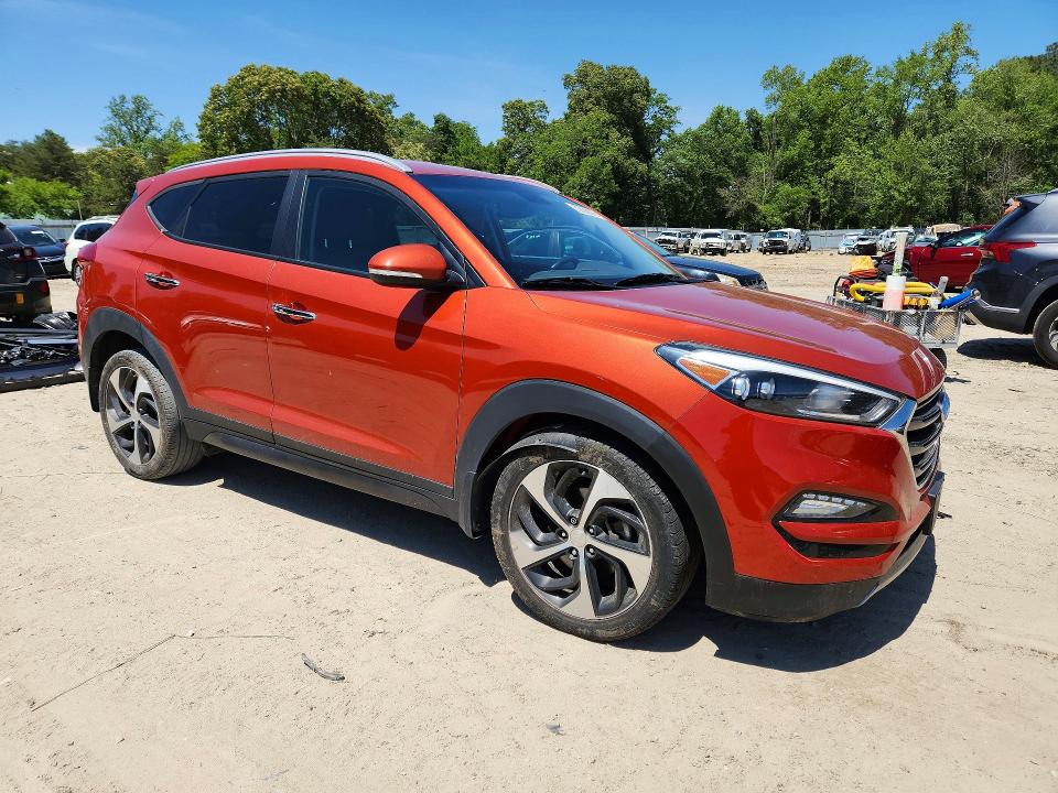 2016 Hyundai VIN KM8J33A26GU141540 COPART salvage auction — FRONT END, Md - Cert Of Salvage > 75% Damage, sold $2,800 on 2026-07-14 (photo 4)