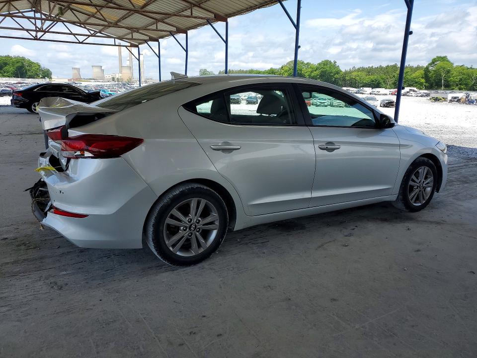 2018 Hyundai Elantra VIN KMHD84LF5JU505281 COPART salvage auction — REAR END, Ga - Cert Of Title-Salvage, sold $300 on 2026-07-23 (photo 3)