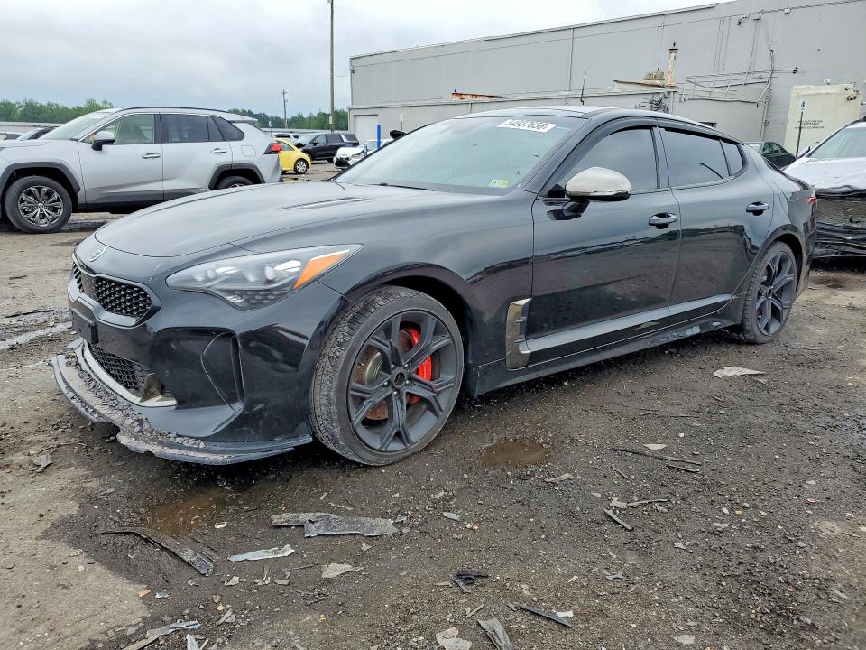 2018 Kia Stinger VIN KNAE55LC0J6016804 COPART salvage auction — REAR END, VA - CERT OF TITLE - SALVAGE, sold $6,000 on 2026-07-29 (photo 1)