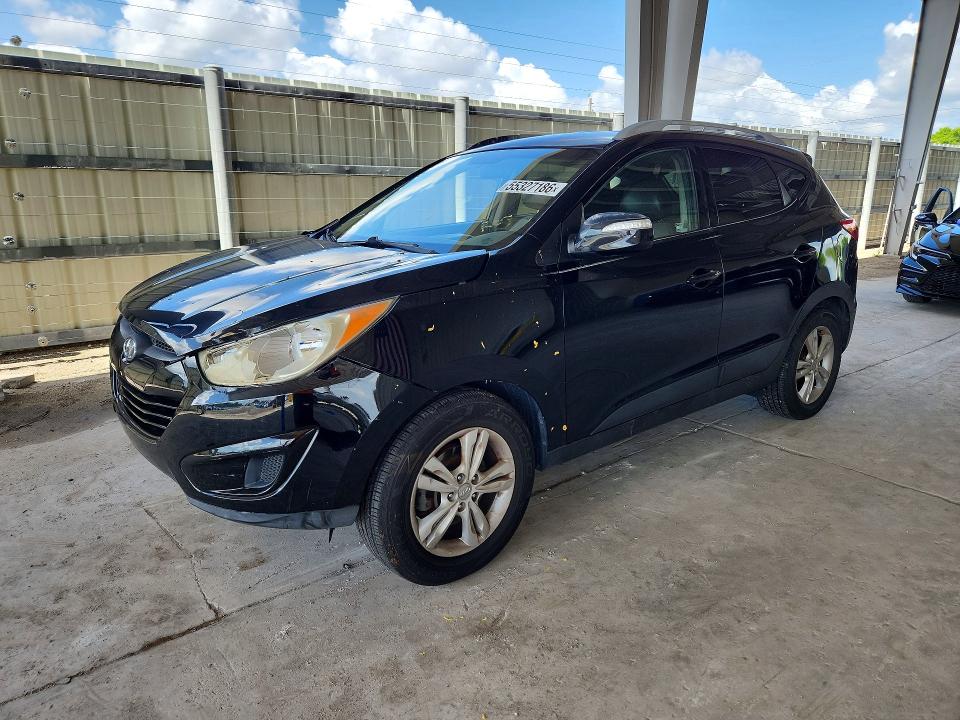 2012 Hyundai VIN KM8JU3ACXCU473657 COPART salvage auction — MINOR DENT/SCRATCHES, Fl - Cert Of Title Slvg Rebuildable, sold $1,300 on 2026-07-13 (photo 1)