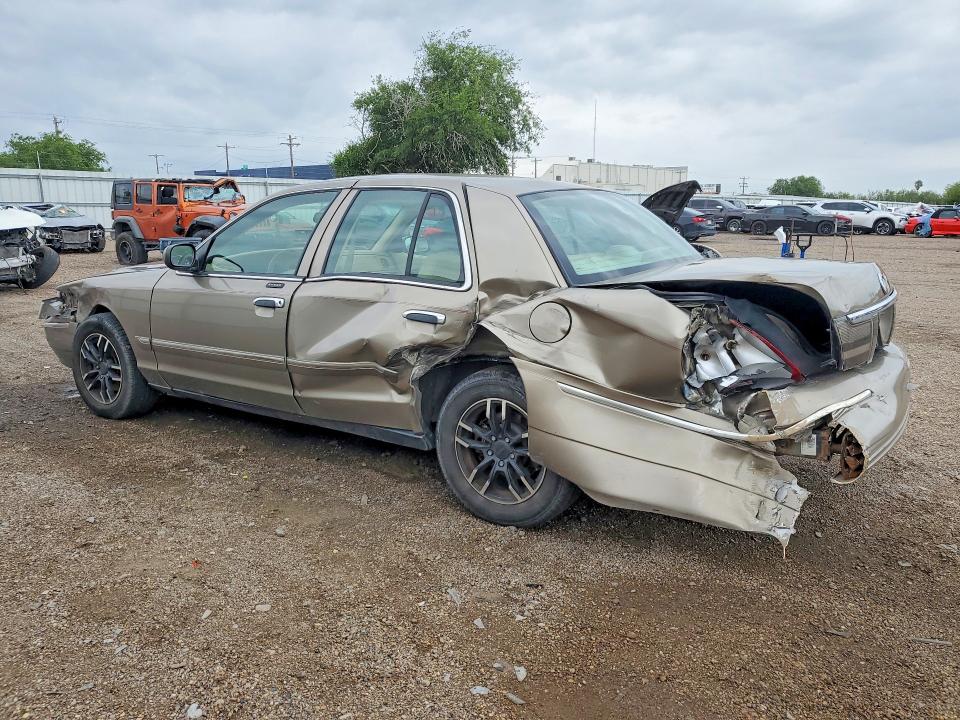 2006 Mercury Grand marquis VIN 2MHFM75V76X630587 COPART salvage auction — ALL OVER, TX - SALVAGE VEHICLE TITLE (P), sold $525 on 2026-08-05 (photo 2)