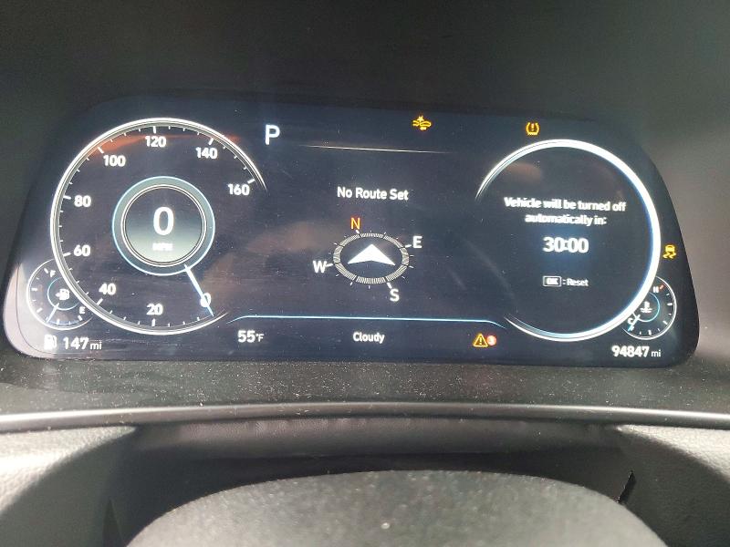 2020 Hyundai Sonata VIN 5NPEH4J29LH006358 COPART salvage auction — UNDERCARRIAGE, Ok - Cert Of Title-Salvage, sold $7,100 on 2026-07-08 (photo 9)