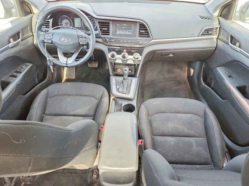 2019 Hyundai Elantra VIN KMHD74LFXKU753353 COPART salvage auction — HAIL, Ia - Cert Of Title-Salvage Title, sold $3,100 on 2026-07-15 (photo 8)